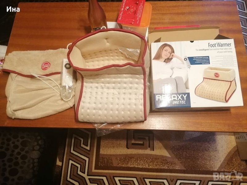 Нова затопляща грейка топлинка за крака електрическа, снимка 1