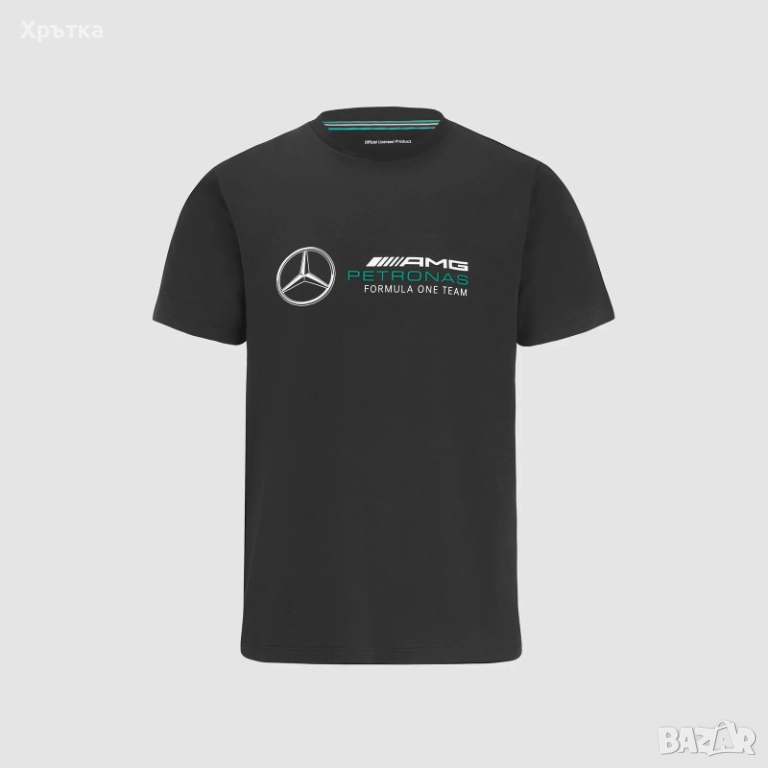 Mercedes AMG F1 Large Logo - Оригинална мъжка тениска размер M, снимка 1