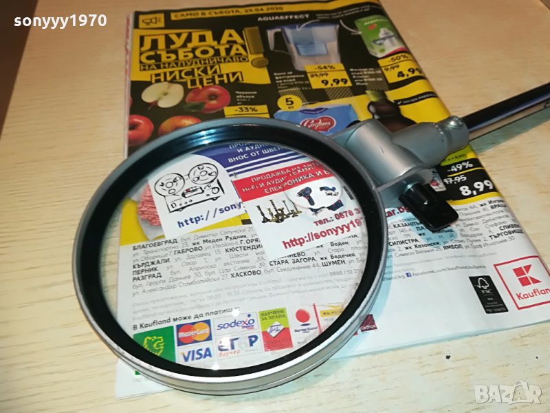 лупа с чупещо рамо-29х14см, снимка 1