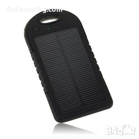 Външна батерия Automat, Promalite Power Bank 20000 mAh Solar с 2 USB порта, светодиоден фенер,водоус, снимка 1