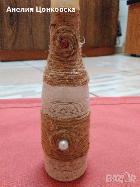 Декорирана бутилка , снимка 1