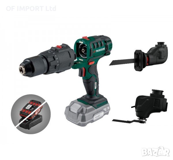 Акумулаторен Комбиниран Инструмент PARKSIDE 3 В 1 20V Li-Ion, снимка 1