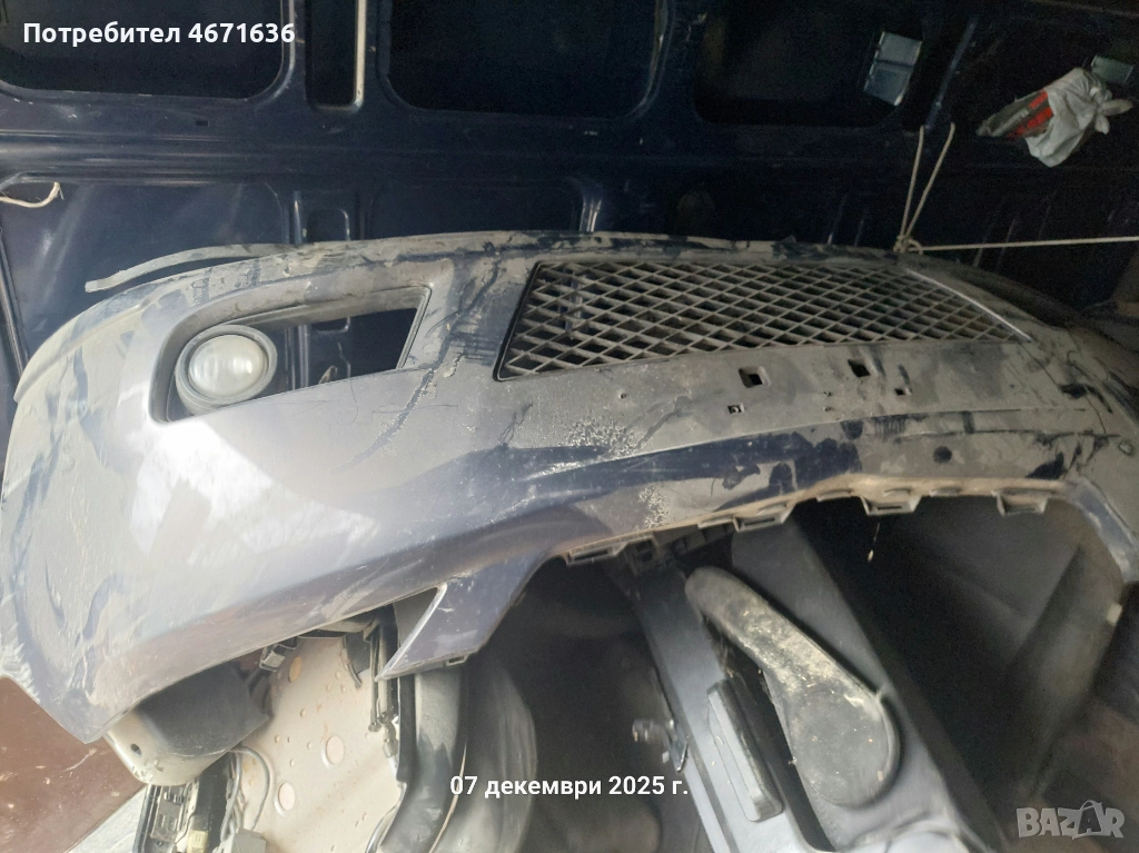 Предна броня с халогени за мазда 5, снимка 1