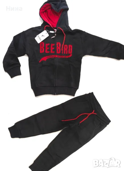 Комплект 2 части Bee Bird в черно, снимка 1