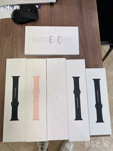 ОРИГИНАЛНА КАИШКА apple watch 41/42/44/45mm midnight sport band, снимка 1