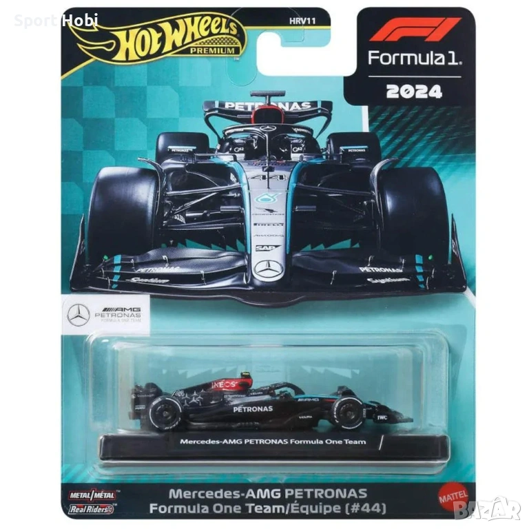 Hot Wheels, Formula 1, Mercedes-AMG Petronas (#44), снимка 1