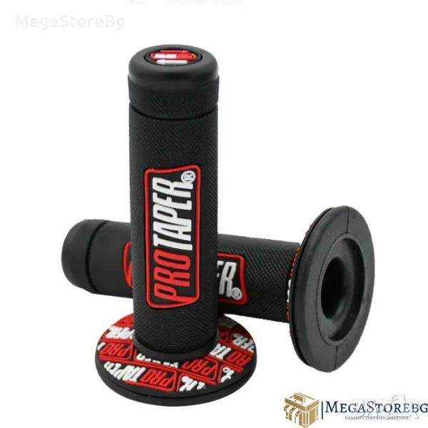 Дръжки за мотоциклет мотор ръкохватки РА483 - 2бр / к-т - ЧЕРВЕН, снимка 1