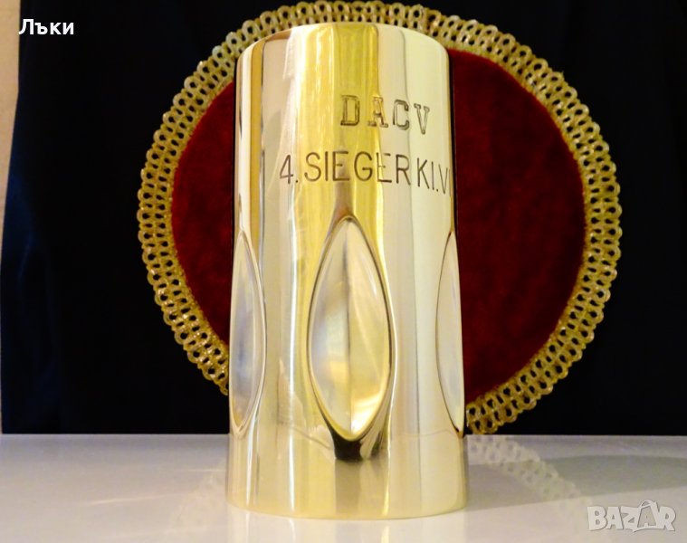 Бронзова чаша,халба с релеф 400 мл. , снимка 1