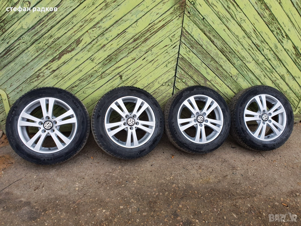 Джанти с зимни гуми 16 5×112 , снимка 1