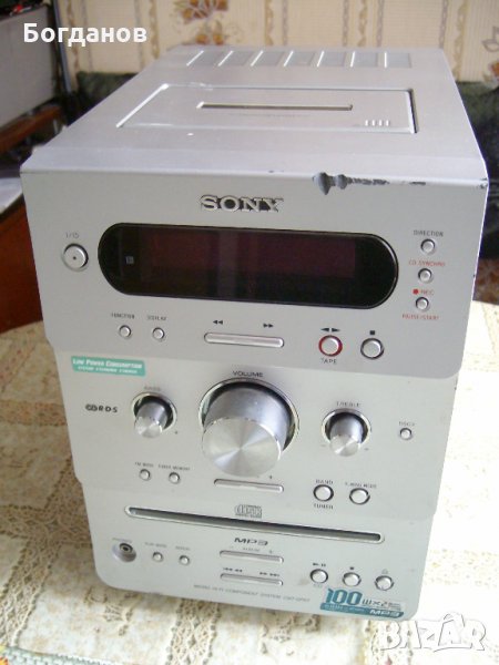 SONY HCD-GPX7 TUNER/CD/MP3/AUX IN-MD/VIDEO 2x100W, снимка 1