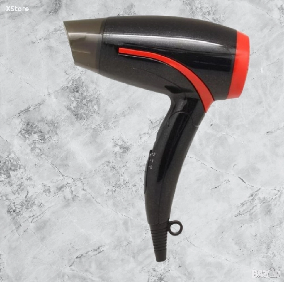 Сешоар Rosberg, 1400W, Сгъваема дръжка, снимка 1