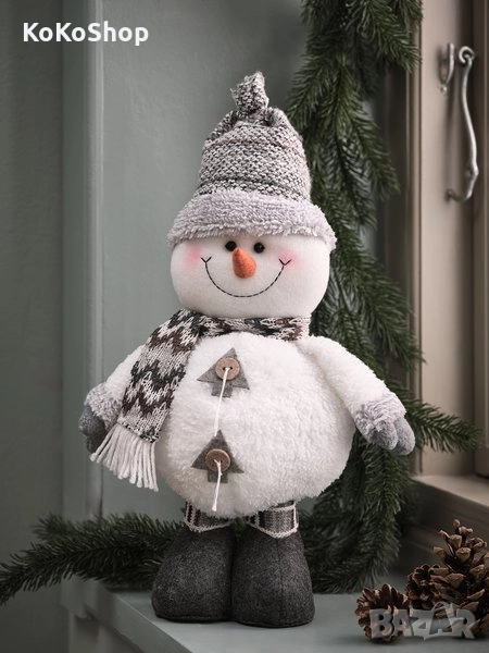 Снежен човек-24х15х40 см./коледен снежен човек/украса за Коледа , снимка 1