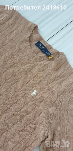 POLO Ralph Lauren Cable Wool / Cashmere  Knit Womens Size S НОВО! ОРИГИНАЛ! Дамски Пуловер !, снимка 1