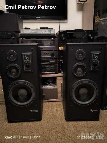 Промо ⭐ ⭐ ⭐ Infinity sm112 висок клас датски тонколони., снимка 1