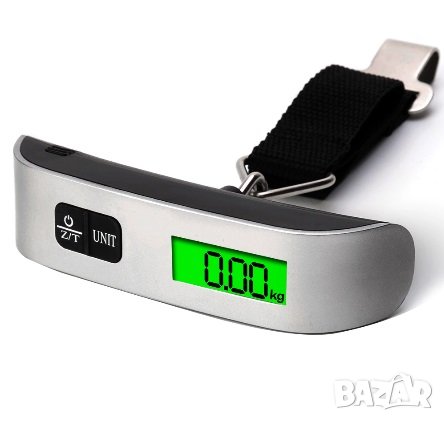 Електронно кантарче с удобна дръжка и дисплей за багаж до 50 кг., снимка 1