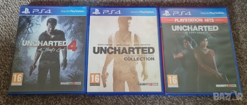 Uncharted поредица PS4 (Съвместима с PS5), снимка 1