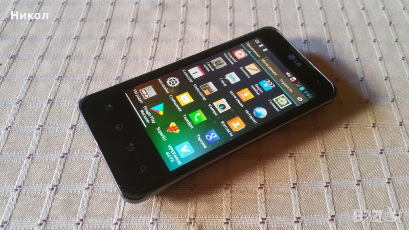 ПРОМО!LG P990 работещ за батерия и капак, снимка 1