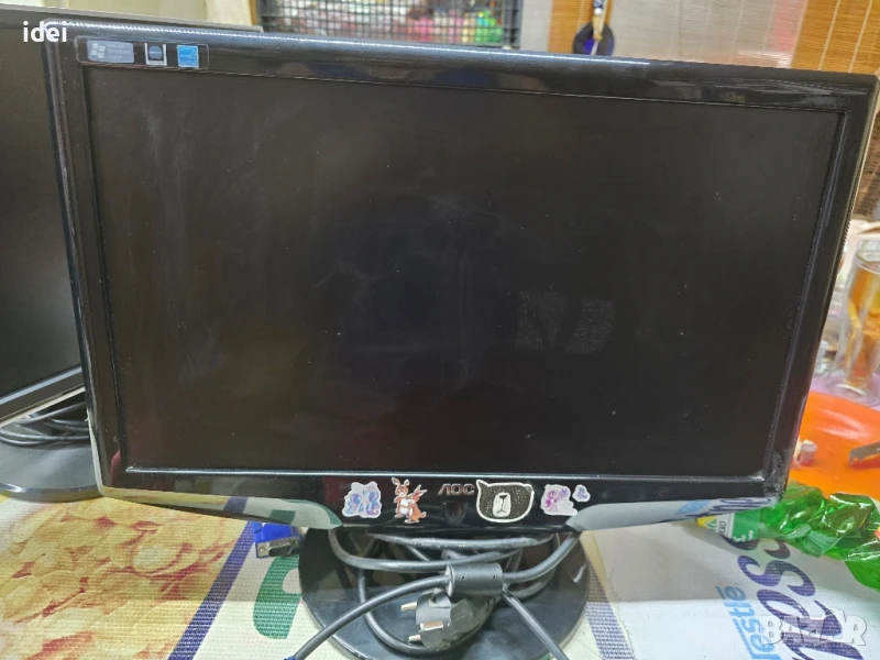 LCD AOC монитор плосък екран, снимка 1