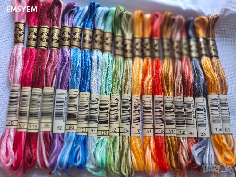Мулине DMC меланж ,дължина 8 м, 6 нишки, 100 % памук, снимка 1