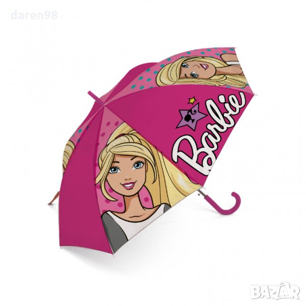 Детски  чадър Барби, снимка 1