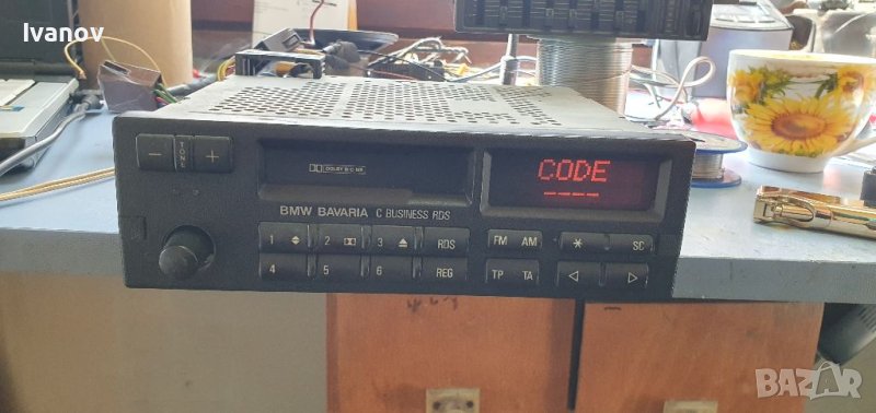 Bmw Bavaria C Business Rds Full Logic Cd Changer Control bmw  e28 e30 е34 e36  радио за БМВ  Japan , снимка 1