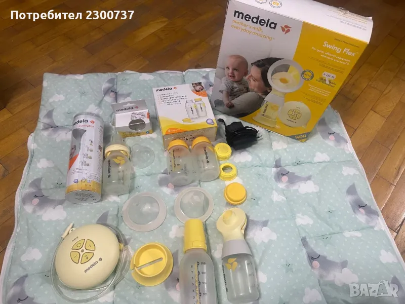 Двуфазна електрическа помпа за кърма Медела+ подарък, снимка 1