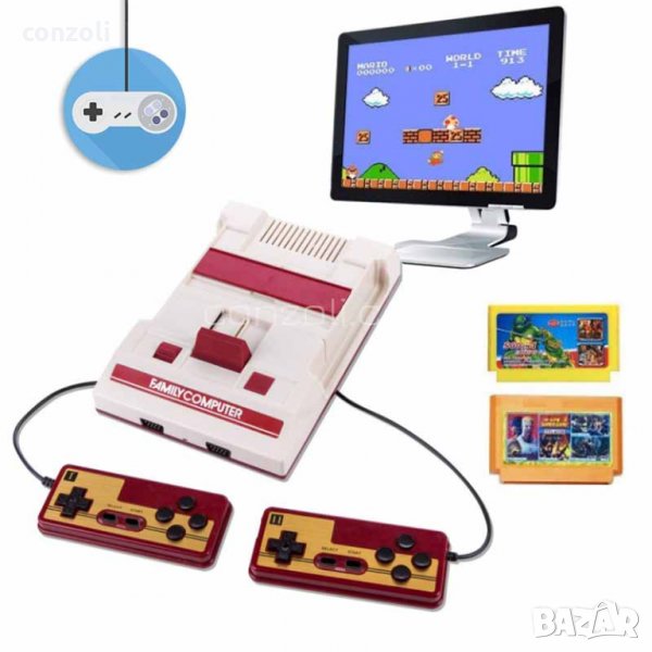 Нинтендо конзола Nintendo 2000 Lehuai с 2000 вградени ретро игри в ...