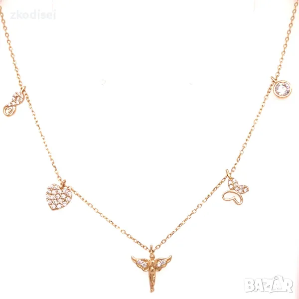 Златно колие 3,08гр. 40,0см. 14кр. проба:585 модел:29601-6, снимка 1