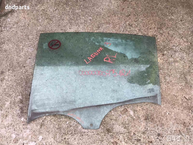 Задно ляво стъкло Renault Laguna,2008г./хечбек/, снимка 1