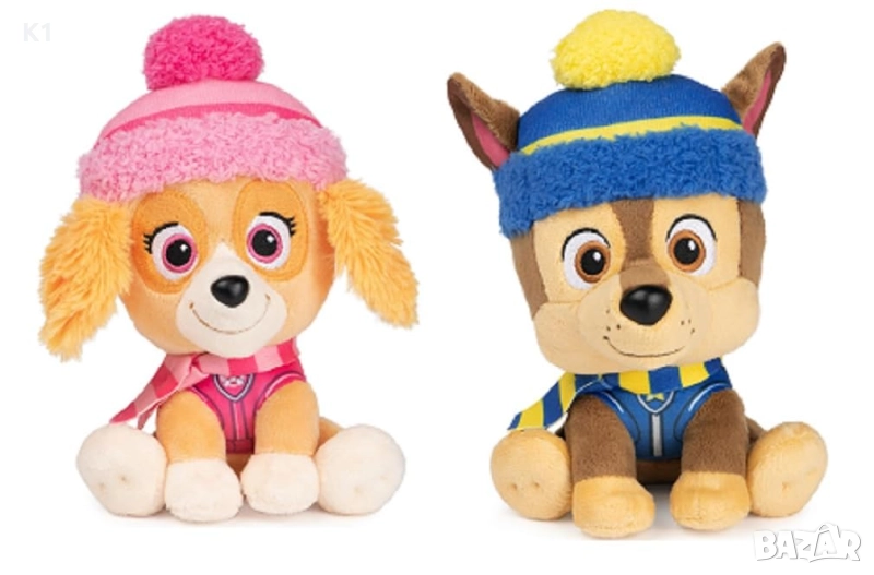 Плюшена Играчка Пес Патрул Скай/Чейс, 28см, НОВ модел плюшени играчки Paw Patrol, снимка 1