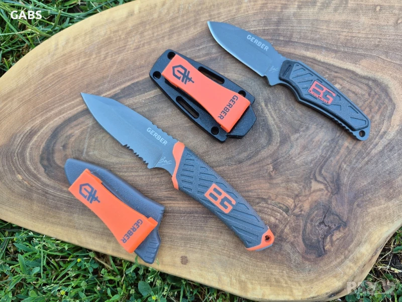 Компактен тактически нож GERBER Bear Grylls с кания,два модела, снимка 1