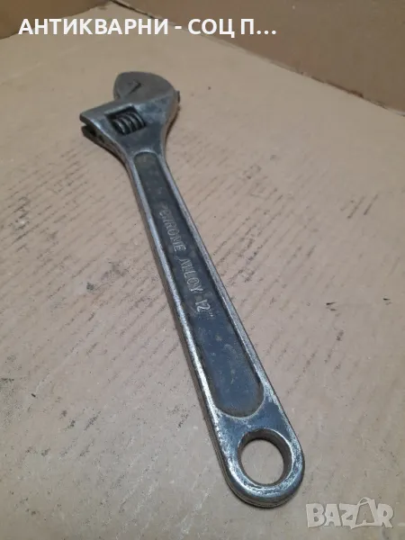 Стар Немски Раздвижен Ключ., снимка 1