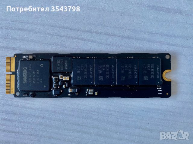 Macbook SSD - PCIe NVMe 128 GB Samsung, снимка 2 - Твърди дискове - 39741960