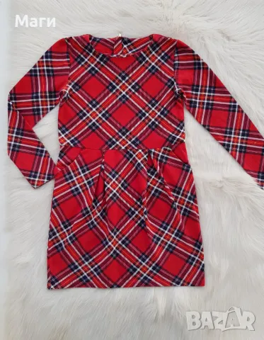 Детска карирана рокля H&M 8-10 години, снимка 9 - Детски рокли и поли - 48313429