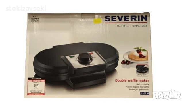 Двоен гофретник Severin 1200W, снимка 1