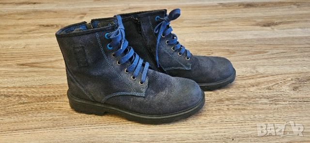 Тъмно сини боти, номер 38, снимка 3 - Дамски боти - 51786554
