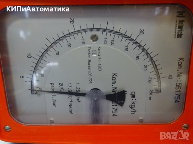 Дебитомер Heinrichs Area Flowmeter DN25, PN40 CH, снимка 16 - Резервни части за машини - 37461236