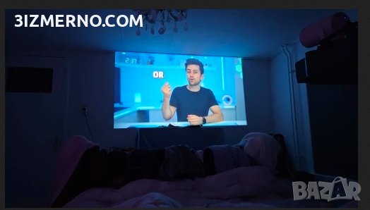 [НОВ] LED Видео SMART проектор MAGCUBIC HY300 Android 11 200ANSI 1280*720P за домашно кино, снимка 3 - Плейъри, домашно кино, прожектори - 43092829