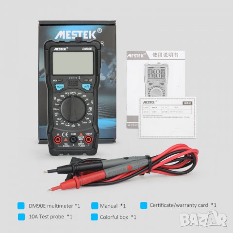 Мултицет Mestek DM90E, снимка 5 - Други инструменти - 36852988