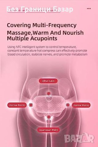 Нов Менструален Топлинен Пояс с Вибрационен Масаж и 3 Нива USB, снимка 8 - Други - 43462342