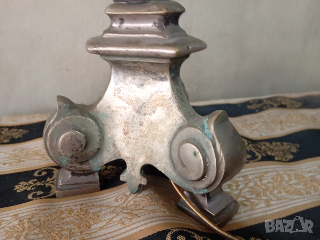 Винтидж настолна лампа, снимка 3 - Настолни лампи - 49419699