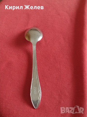 Стара лъжичка за кафе чай от соца с печат В.Търново сърп и чук за КОЛЕКЦИЯ 42800, снимка 7 - Други ценни предмети - 43816683