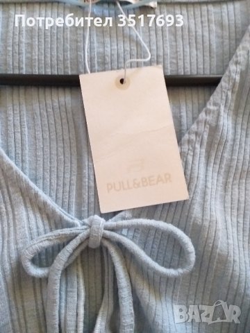 Дамска къса блуза PULL and BEAR  M, снимка 4 - Блузи с дълъг ръкав и пуловери - 43242746