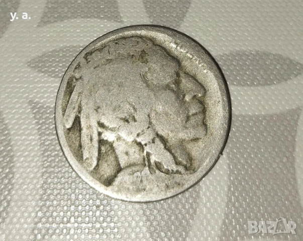 Бизон/ индианец- 5 цента, снимка 3 - Нумизматика и бонистика - 53203304