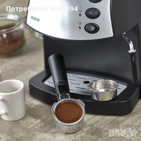 Еспресо машина MUHLER MCM-1587, снимка 4 - Кафемашини - 50764594