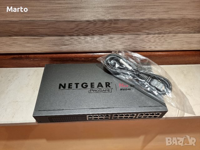 Суич Netgear ProSAFE FS728TP PoE и Суич Netgear ProSafe Plus JFS524E, снимка 8 - Суичове - 38728749