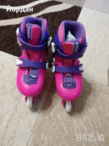 Детски ролери Oxelo 26-28 номер комплект с наколенки 2XS, снимка 2 - Други - 51121275