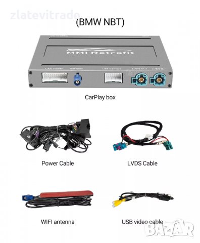 BMW NBT SYSTEM БЕЗЖИЧЕН APPLE CARPLAY ANDROID AUTO MMI BOX