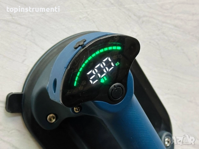 Акумулаторна вендуза за плочки и плоскости VSCE-1319, 195x130 мм, до 200 кг, LCD дисплей, куфар, снимка 11 - Други инструменти - 52557920