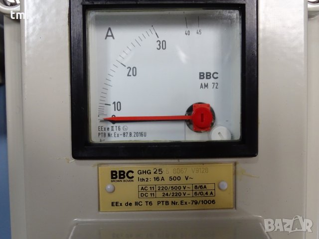 Контролен изключвател BBC GHG 255 16 А , снимка 3 - Резервни части за машини - 32237168